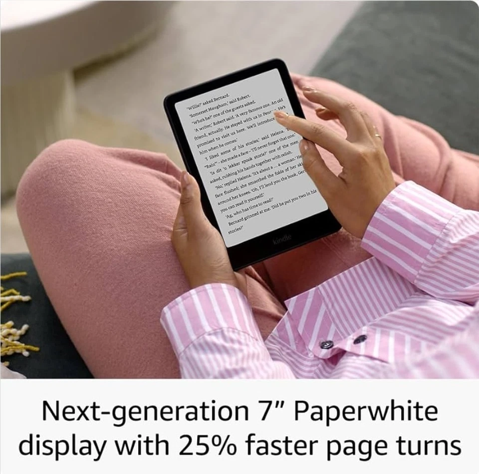 Amazon Kindle Paperwhite 7' 32GB 12th Gen Without Ads Newest Signature Edition  - Image 4 of 4