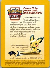 Neo Discovery Pokemon League Ad Promo WoTC Unown Pichu MP - Insert