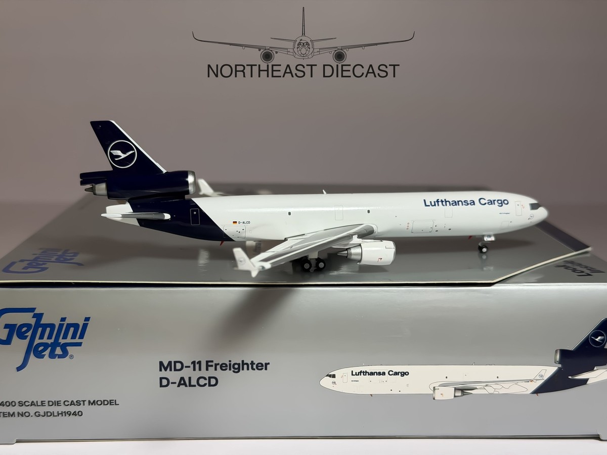 Lufthansa Cargo McDonnell Douglas MD-11F 1:400 Gemini Jets D-ALCD