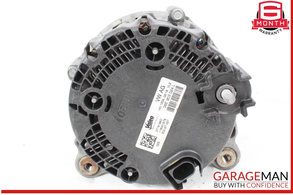 Generador alternador motor Audi RS5 S5 18-23 14V 150A Valeo OEM Foto 4 de 4