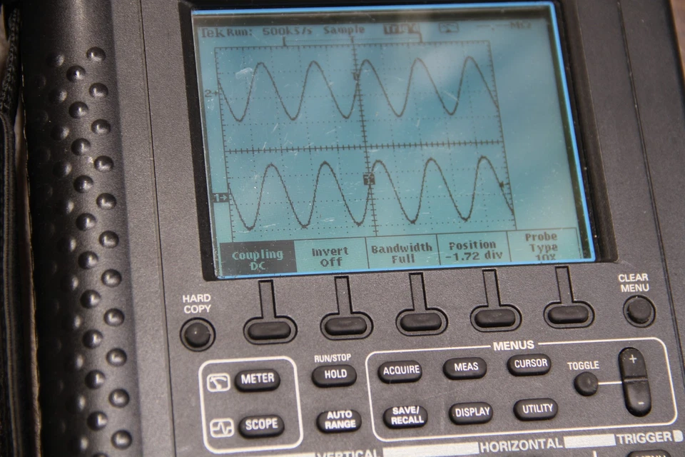 TEKTRONIX THS720 DIGITAL REALTIME OSCILLOSCOPE / DMM 2x100MHz + Accessory # V827 - Photo 4/4