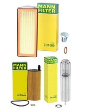 MANN OIL AIR FUEL FILTERS SERVICE KIT BUNDLE FOR BMW 730d MSPORT F01 3.0 12-15