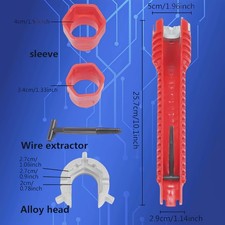 8-in-1 Multifunctional Wrench for Sink - Bathroom  Kitchen Pipe Repair Tool