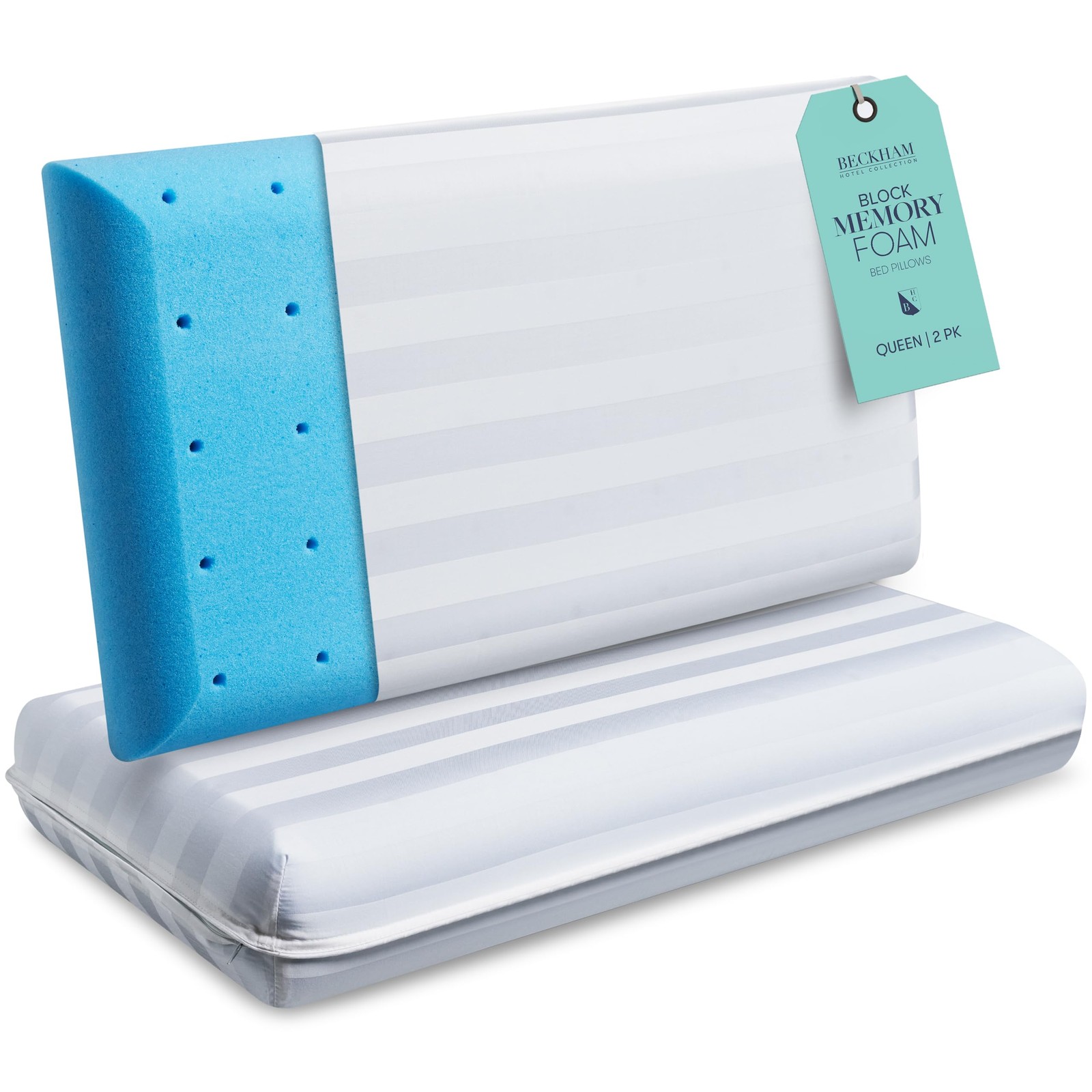 (set Of 2) - Solid Block Design For Maxim...