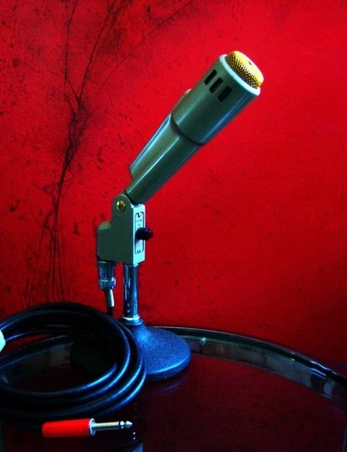 Vintage 1950's Executone EXC / Electro Voice 664 dynamic microphone Hi Z w cable