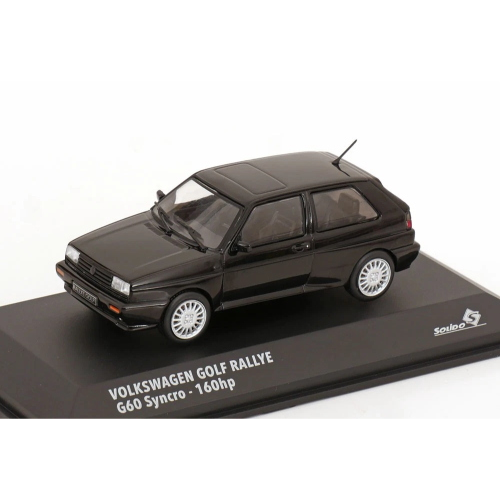 Volkswagen Golf Rally 1989 Black 1:43 Solido Auto Stradali -D- Neues Modell-image