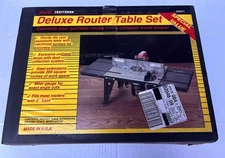 Vintage CRAFTSMAN 9-25471 Deluxe Router Table w/ Miter Gauge New NIB 1991
