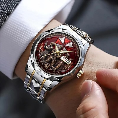 Resident Evil 30th Anniversary Alloy Luxury Quartz Watch
