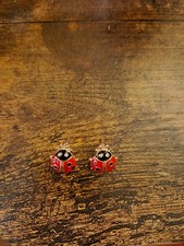 Adorable ladybug stud earrings