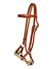 Circle Y Headstall Side Pull Double Rope Horse Antique 4042-0006