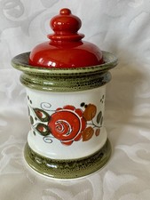 Schramberg SMF Keramik  große Deckel Dose Design "Tirol" Vintage