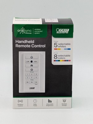 Feit Electric SYNC/REMOTE OneSync Handheld Remote, White New/Sealed