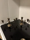 Pair Of Vintage Duchin Creations Sterling Weighted 3 Arm Candelabras