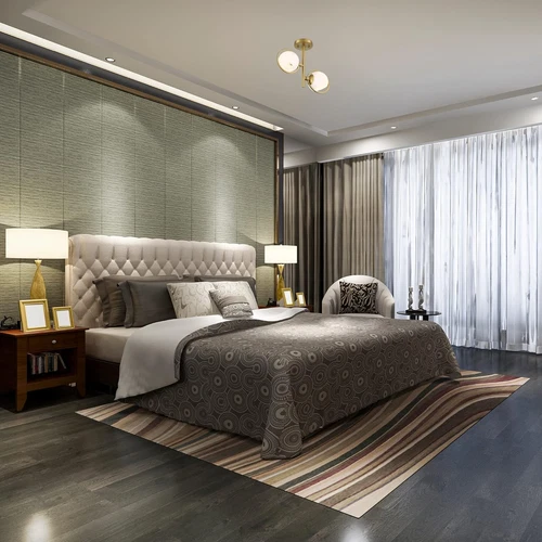 Brushed Gold 2-Light Semi-Flush Ceiling Fixture - Teatro 14.75 Inch - Picture 3 of 8