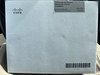 New! Cisco Unified Border Element Enterprise Edition - license - 5 sessions