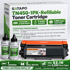 TN450 TN-450 Toner Cartridge Refillable ForHL-2250 HL-2250DN HL-2270DW HL-2275DW