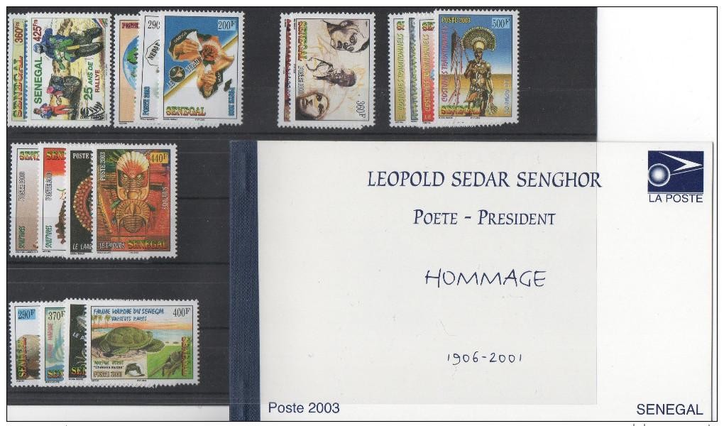 Senegal 2003 Full year Old Mid. 2010 - 2031 Costumes Sculptures Senghor