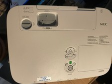 NEC P501X Projector w/ 2100 Lamp Hours w/ remote control tested works no cables