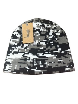 STUSSY BASIC SKULLCAP DIGITAL CAMO BEANIE WITH TAGS IN HAND READY