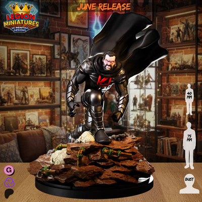 Zod legion min Resin Sculpture Statue Model Kit DC Unpainted/Unassembled