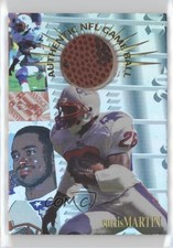 1996 Collector's Edge Advantage Authentic Game Ball Curtis Martin #G16 HOF no9