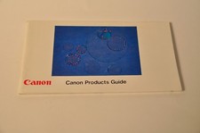 Canon Products Guide sales booklet, Original, Not a Copy
