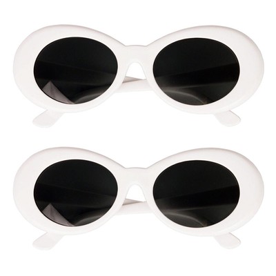 2x Novelty Sunglasses White Clout Goggles Kurt Cobain Glasses Innovatis Suisse Ch - roblox clout goggles