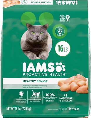 Proactive Health Healthy Senior Dry Cat Food with Chicken, 7 or 16 lb. Bag