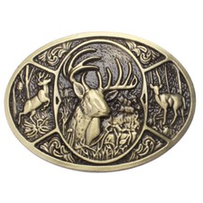 Longhorn Bull Belt Buckle for Men- Western Texas Cowboy Deer Belt Buckle Animal