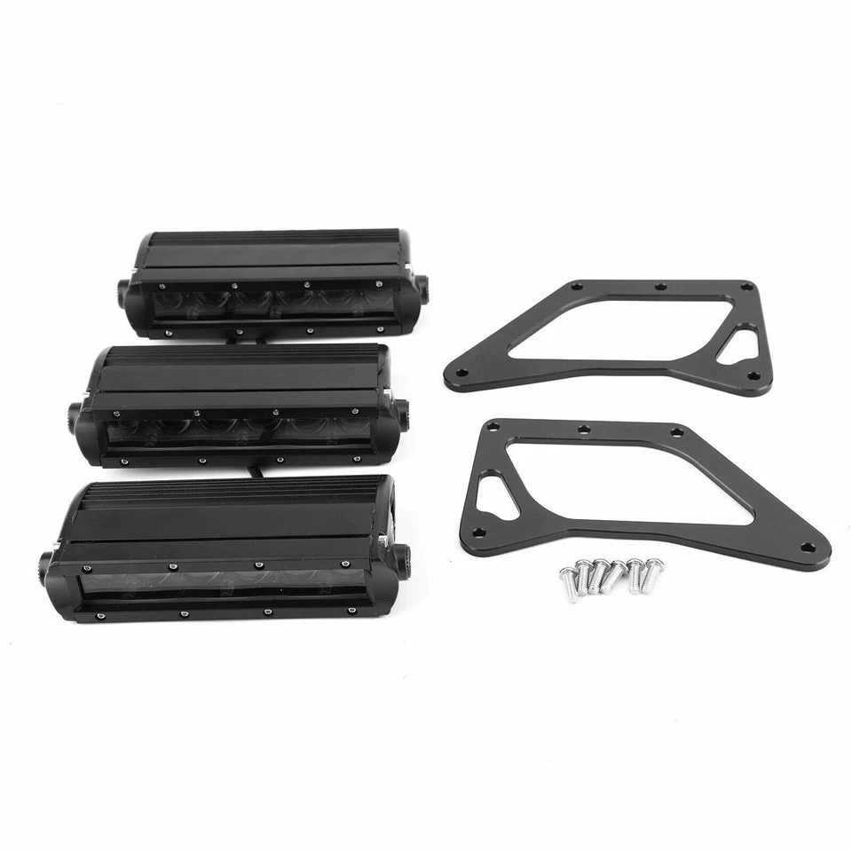 Barra de luz antiniebla LED y soporte para Honda MSX 125 / 125SF Grom 2013-2019 Foto 4 de 4