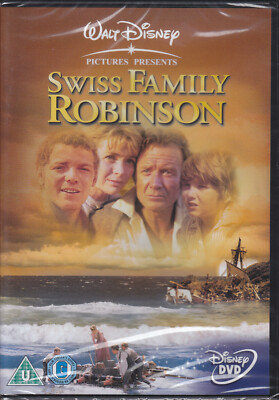 Swiss Family Robinson (1960) John Mills New & Sealed UK Disney R2 DVD ...