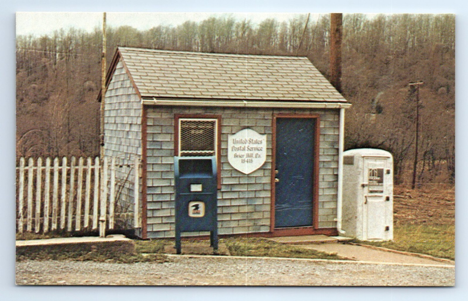 Brier Hill Pennsylvania PA Smallest Post Office Eastern US Chrome