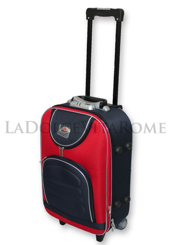 VALIGIA BAGAGLIO A MANO ULTRALEGGERO TROLLEY RYANAIR EASY JET 2 RUOTE LOW COST - Foto 9 di 16