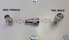 1 x TNC male plug to BNC female jack RF coaxial adapter Ships from USA