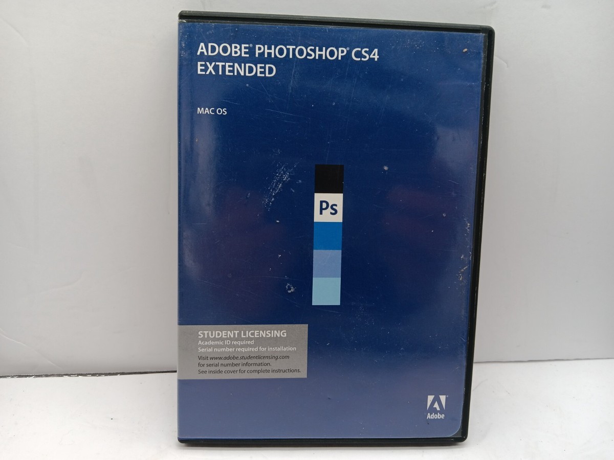 Adobe Photoshop CS4 Extended Mac OS software no serial | eBay