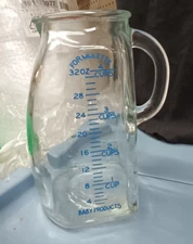 FORMULETTE BABY PRODUCTS Vintage Measuring Pitcher 4 Cups w/ Handle