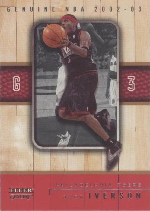 Fleer Authentix - Allen Iverson #JA-AI 2003-04 for sale | eBay