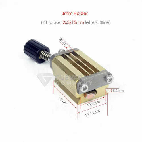 Thermal Coding Stamp Machine Letter Holder Alphabet Character Number Letters - Bild 9 von 37