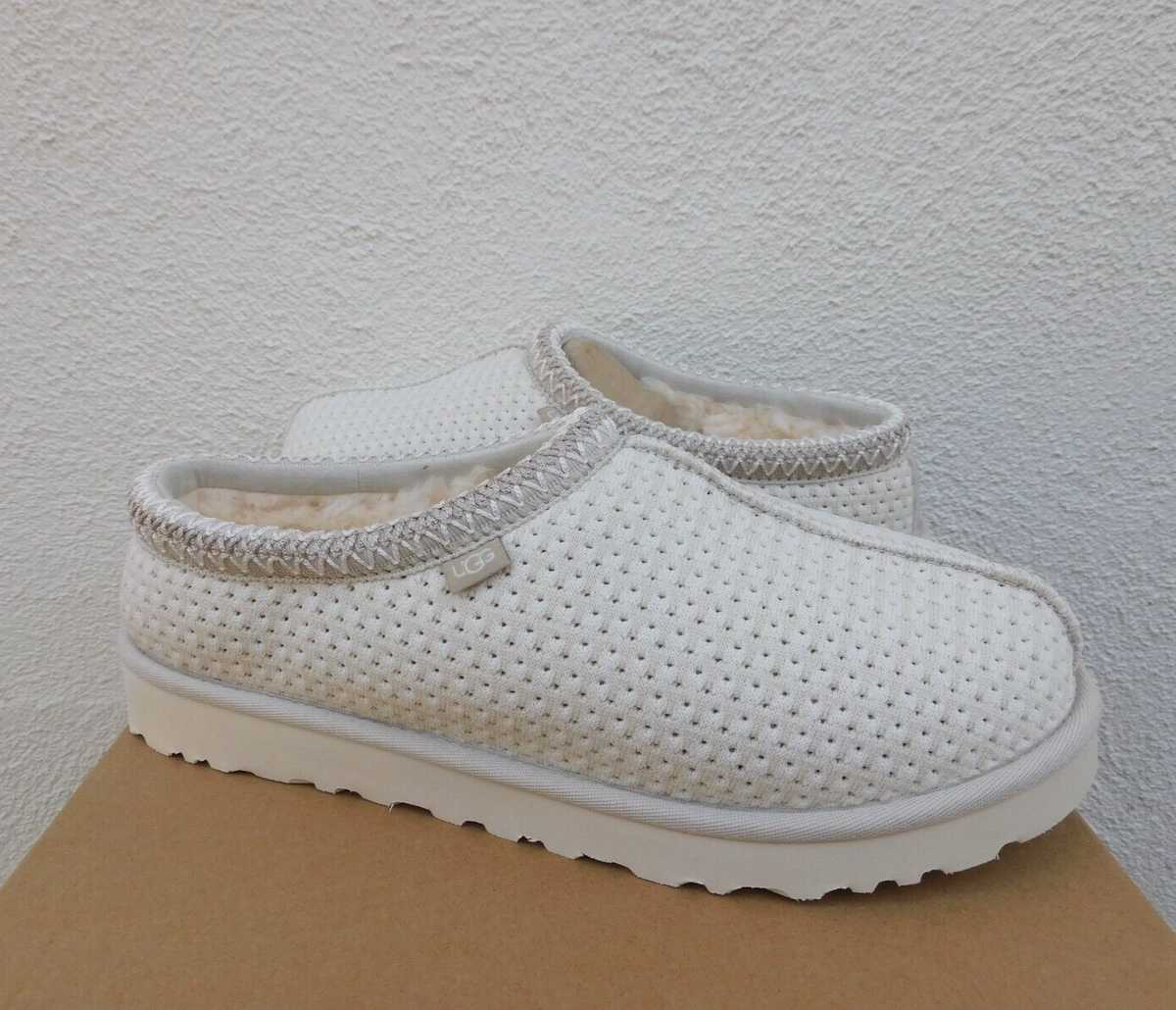 New UGG Tasman Flecked Knit, size US 15 UGG TASMAN FLECKED KNIT FABRIC/ WOOL SLIPPERS SHOES, MEN US  main image 2