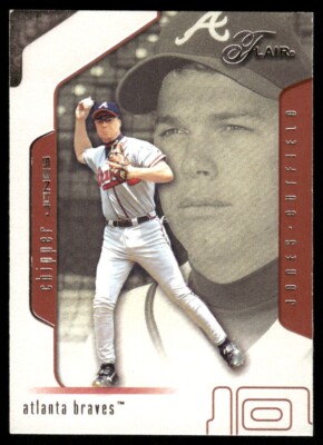 Chipper Jones Atlanta Braves #83 2002 Flair Baseball Card | eBay