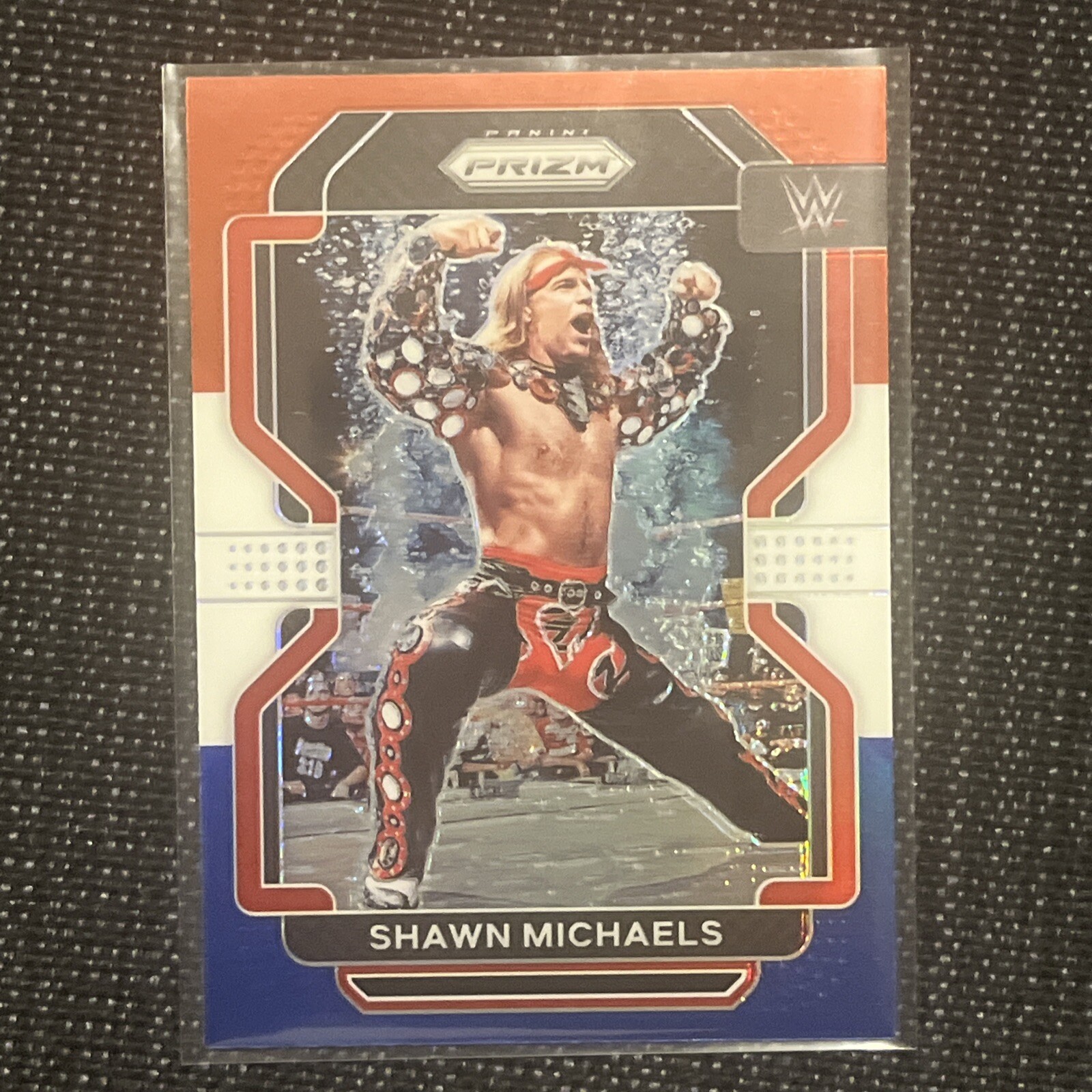 2022 Panini Prizm WWE Red White Blue #199 Shawn Michaels