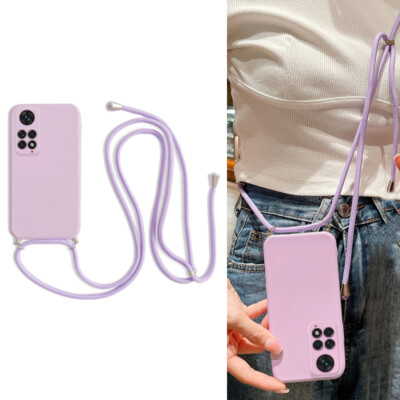 Hülle mit Band Handykette für Xiaomi Redmi Note 13 12 11 Poco X6 X5 13T Pro Case