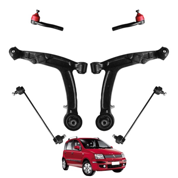 Set Waffen Schwingend Japanparts Federung Vorne 6 StüCke Fiat Panda 169-image