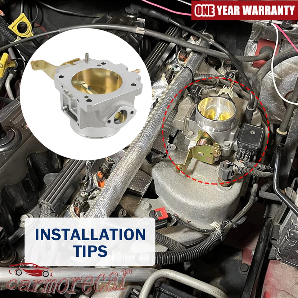 Корпус дроссельной заслонки для Jeep Wrangler Cherokee 4,0 л 62 мм Power Plus 1724 1991-2003 годов выпуска - Изображение 2 из 4