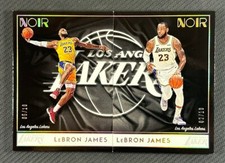 2018-19 Panini Noir LeBron James Association Icon Edition Set Gold /10 LOT (2)