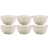 6Er Set MüSlischalen Mynte Butter Cream FüR 300Ml D. 13Cm Cremeweiß Ib Laursen