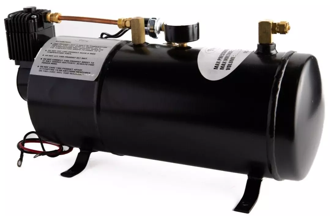 AIR TANK COMPRESSOR KIT 1G 150 PSI FOR TRAIN HORNS CARS TRUCKS