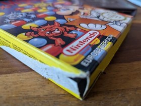OVP Besch&auml;digt Dr. Mario Spiel Nintendo NES Anleitung CIB