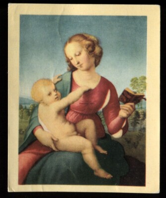 Tabakkarte, UTC, berühmte Kunstwerke, 1939, Madonna Della Colonna, #12