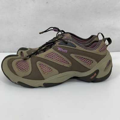 TEVA Lava Falls 4230 Athletic Sneakers Womens Size 5.5 Purple/Tan Flat
